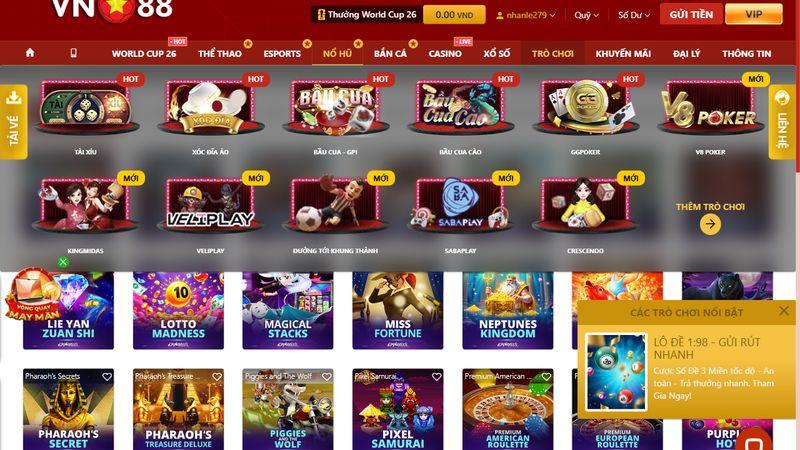 Super Ace VN88 cung cấp cơ hội thắng lớn