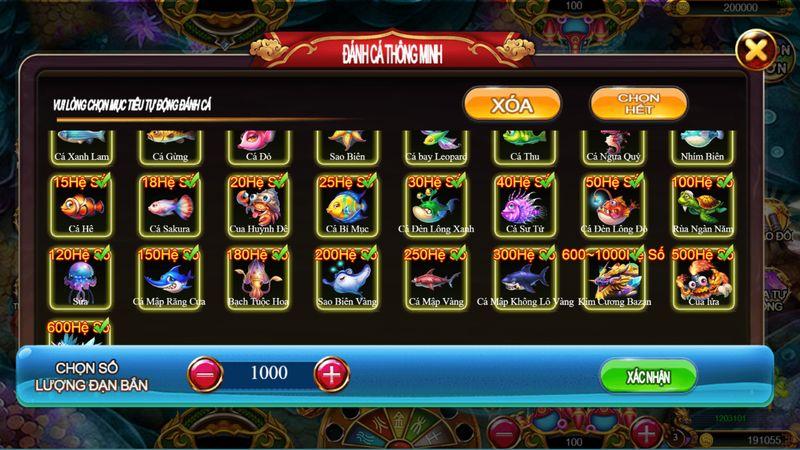 Trải nghiệm bắn cá đổi thưởng thú vị