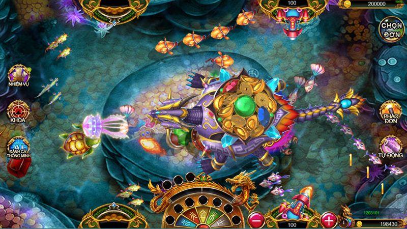 Trò chơi bắn cá đẹp mắt và hấp dẫn