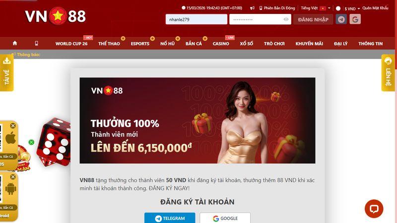 Truy cập trang chính thức để đăng ký