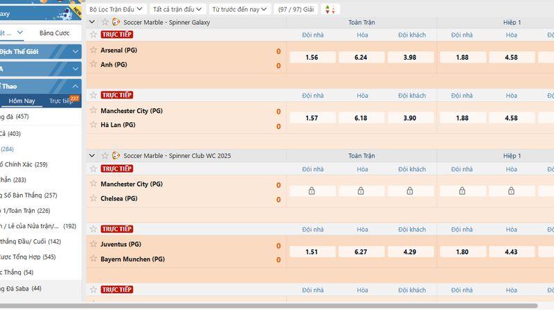 VN88 nổi bật với kèo chấp chất lượng